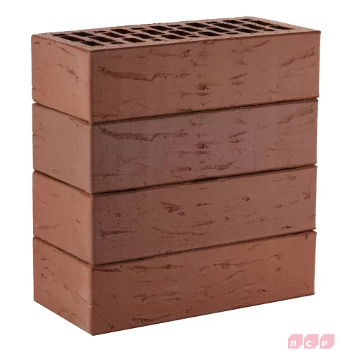 Керамический кирпич коричневый, рустик, ЛСР Минск