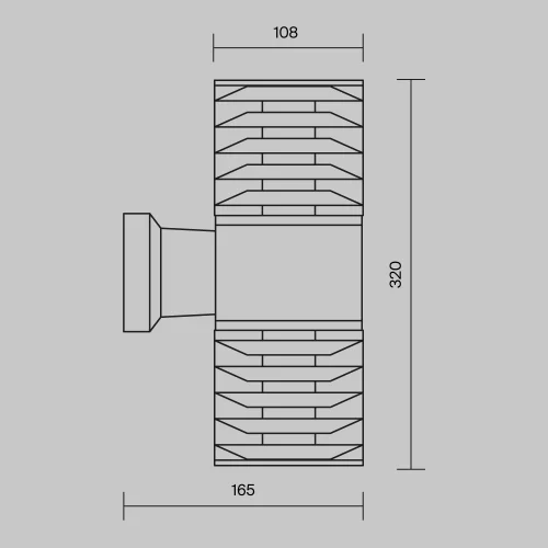 Купить Уличный настенный светильник Bronx O576WL-02GR - фото: 5