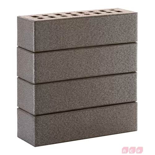 Облицовочный клинкерный кирпич Эльфюс серебристый 250x85x65, гладкий, серия Обсидиан, ЛСР купить