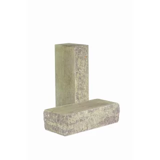 Кирпич облицовочный гиперпрессованный полнотелый гладкий тычковый графитово-зеленый КСЛТ67