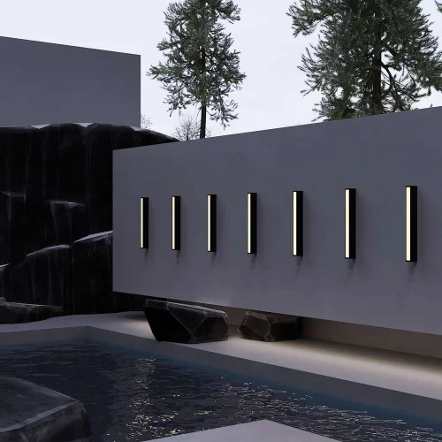 Купить Уличный настенный светильник Corte O571WL-L20B3K - фото: 4