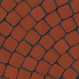 ЛОНДОН КВАДРО R, 100х100х50, клинкер тротуарный, ЛСР