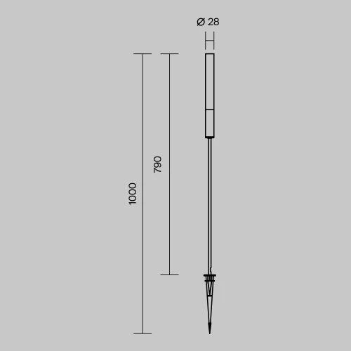 Купить Ландшафтный светильник Flare O487FL-L3GF3K1 - фото: 6