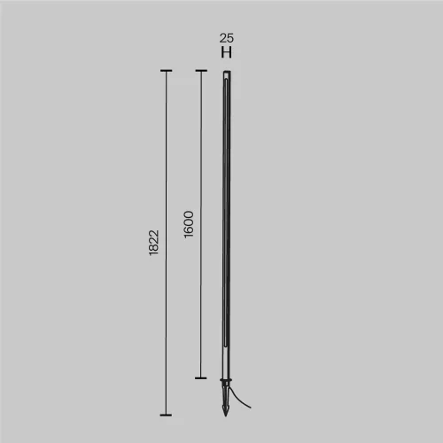 Ландшафтный светильник Pole O440FL-L24GF3K — фото 5, Ландшафтные светильники, Maytoni