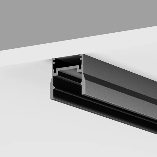 Купить Профиль 2м Elasity IP накладной черный O-TR001-P-B2M
