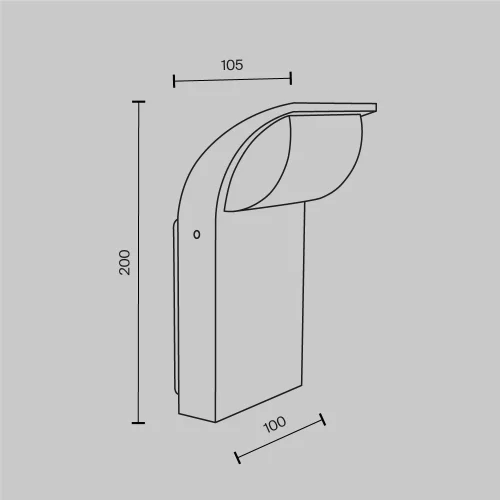 Купить Уличный настенный светильник Stock O446WL-L7GF3K - фото: 6