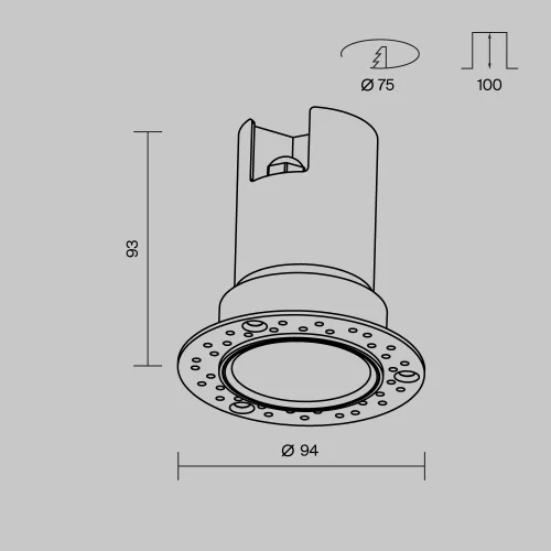 Купить Уличный потолочный светильник Grit O501DL-L10W3K - фото: 6