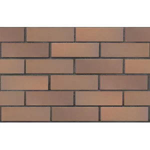 Клинкерный кирпич светло-коричневый флэш ПРАГА, гладкий, серия Классика, ЛСР