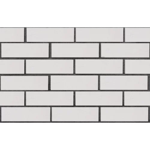 Клинкерный кирпич белый 250x85x65 Вернамо, винтаж, серия Обсидиан,  ЛСР