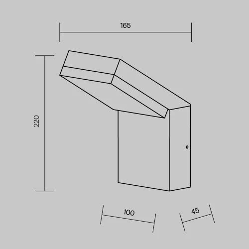 Купить Уличный настенный светильник Paso O595WL-L12B3K - фото: 5