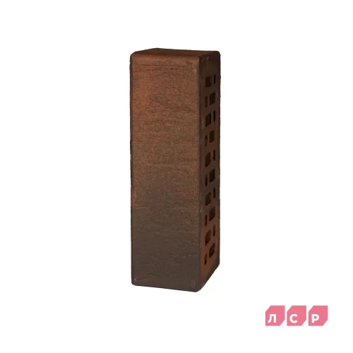 Облицовочный клинкерный кирпич Прага светло-коричневый флэш, Крафт, ЛСР