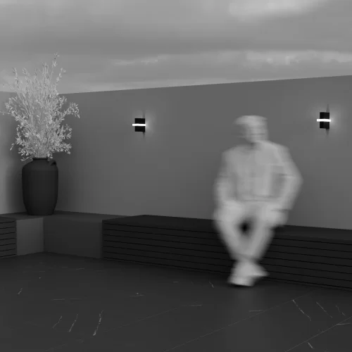 Купить Уличный настенный светильник Line O484WL-L6GF3K - фото: 4