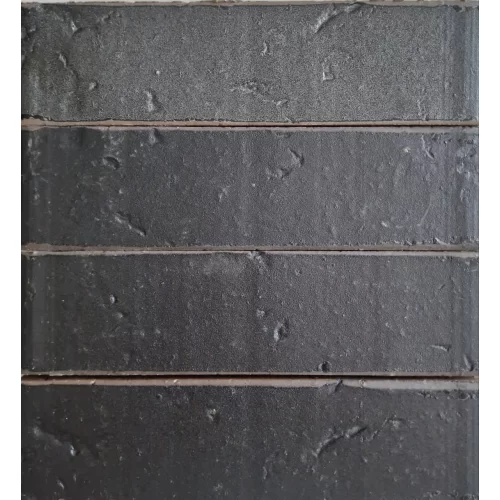 Облицовочный клинкерный кирпич Базальт 6 Рустика черный графит 250x120x65,  Керамейя в Минске Бресте