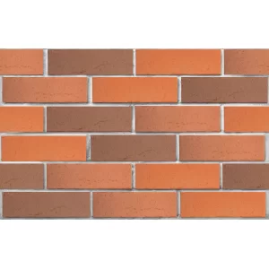 Клинкерный кирпич красный флэш РИЧМОНД, винтаж, серия Возрождение,  ЛСР