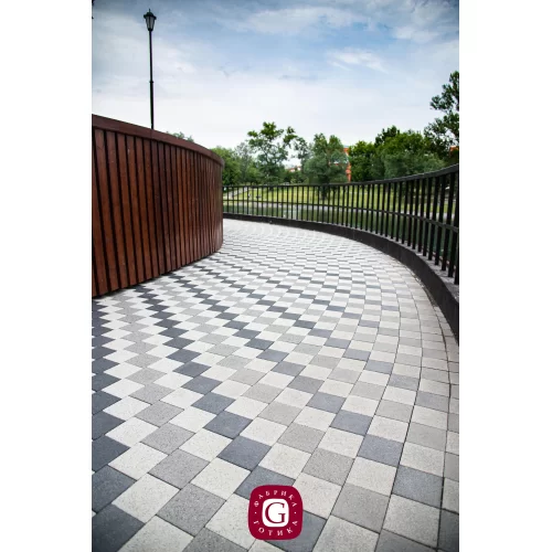 Плитка тротуарная квадрат 400х400 1