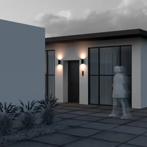 Купить Уличный настенный светильник Shim O303WL-L24GF3K - фото: 4