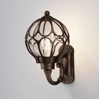 Уличный настенный светильник Via O024WL-01G