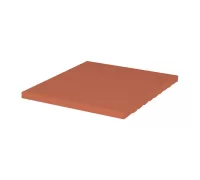 Клинкерная напольная плитка красная 01, 245х245х14 KingKlinker