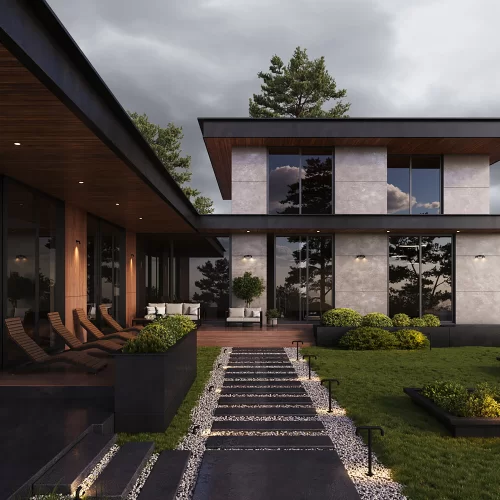 Купить Уличный настенный светильник Sleek O477WL-L2GF3K - фото: 5