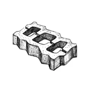 Газонная решетка 450х225х80